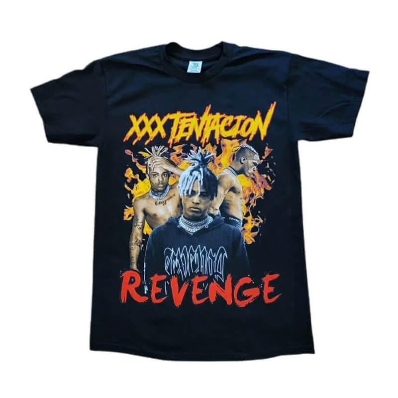 Printed Xxxtentacion Revenge T-shirt